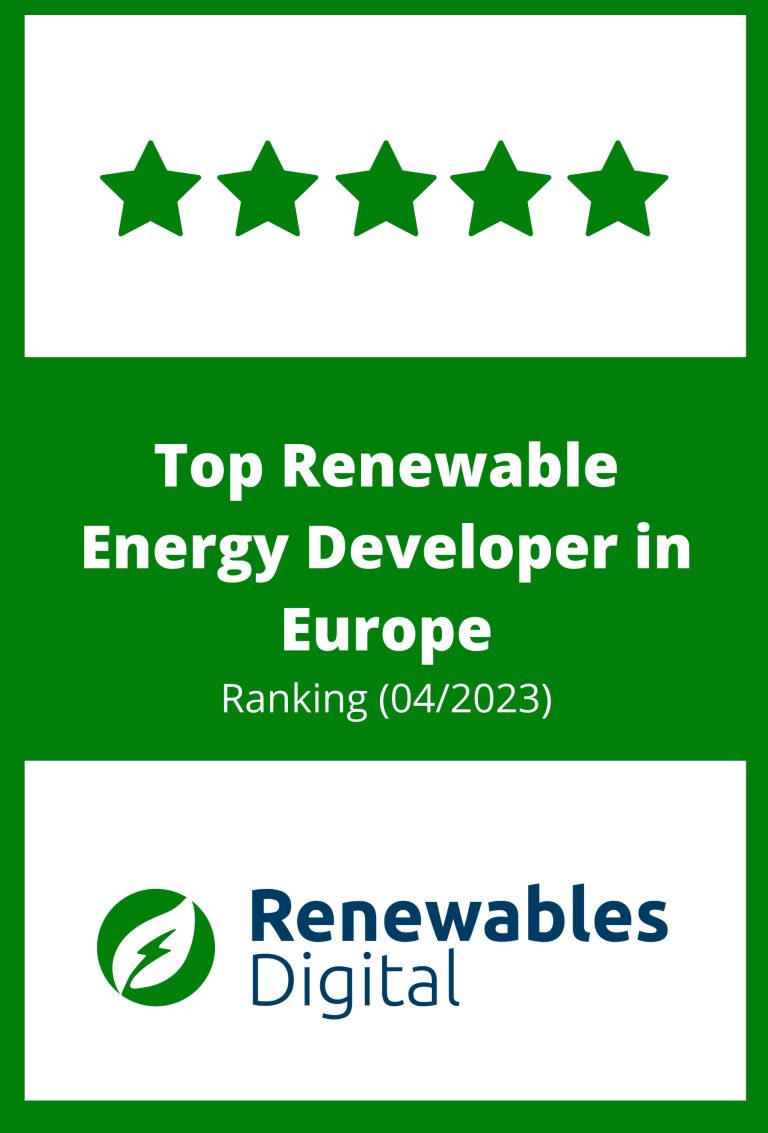 Top Renewable Energy Developers Europe Award
