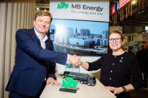 Volker Ebeling, Senior Vice President New Energy, Supply & Infrastructure at MB Energy and Gen2 Energy `s CEO Lena Halvari